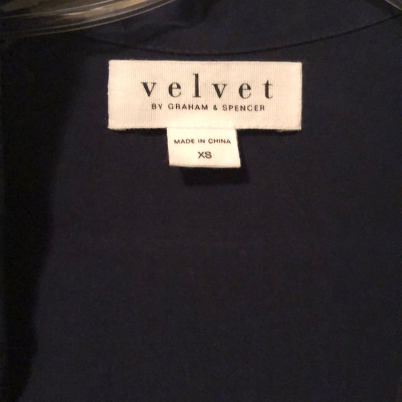 Velvet brand navy shirt - Picture 2 of 6